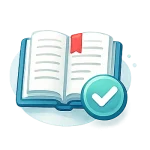 Icon mit Buch